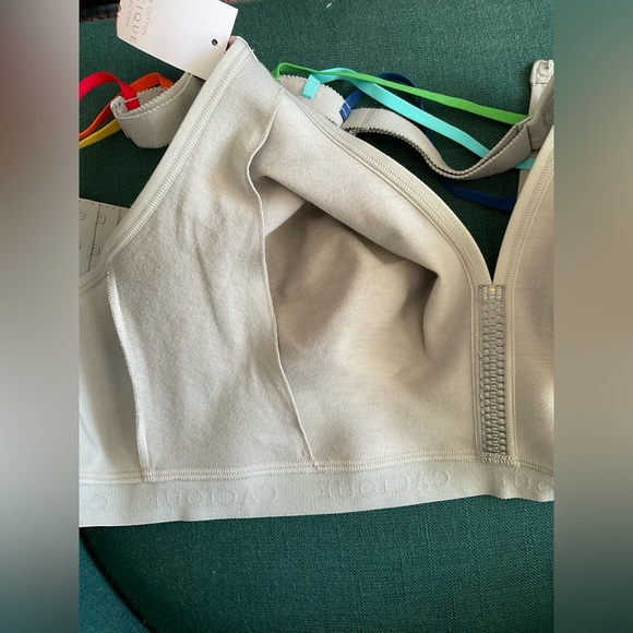 Cacique Heather Gray Bra with Yellow Bow - Picture 8 of 9